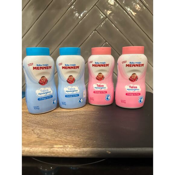 Mennen Baby Magic Powder 7.05oz / Talco para Bebe x 4 - Picture 1 of 4